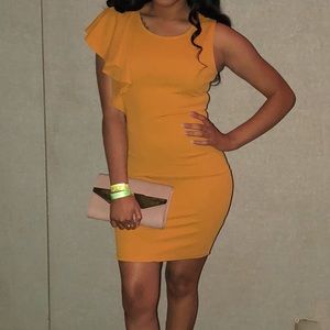 Mustard dress